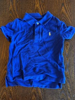 Ralph Lauren Royal Blue Polo with Yellow Pony